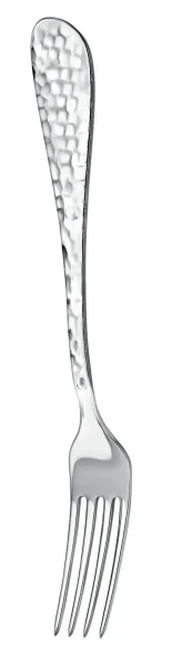 1643НБ01801 Серебряный столовый набор  "Капелька кованая" на 6 персон (6 предметов)