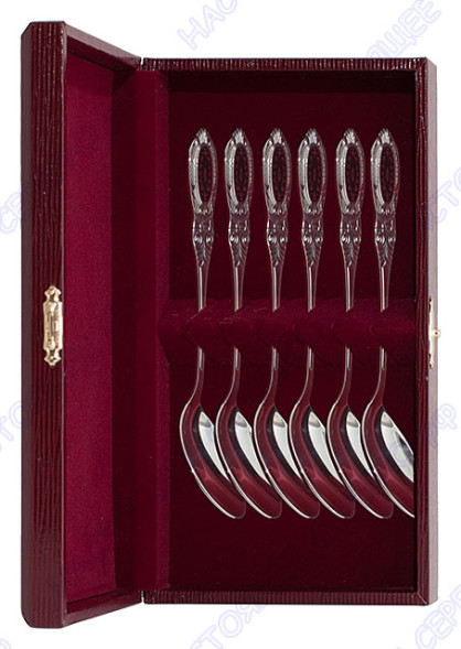 8155 Серебряный чайный набор на 6 персон