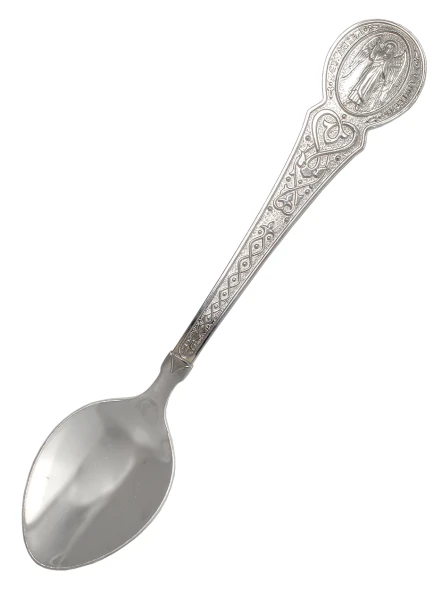 3400060364ф Серебряная чайная ложка "Ангел Хранитель"