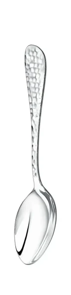 1645НБ01801 Серебряный столовыйнабор "Капелька кованая" на 1 персону (2 предмета)