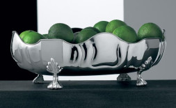 Ваза для фруктов посеребрённая на ножках «XVIII век» средняя