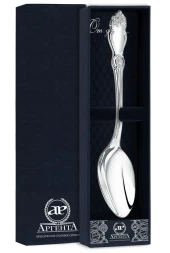 Серебряная столовая ложка "Серебряная роза"