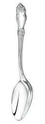 Серебряная столовая ложка "Серебряная роза"