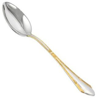 930640-1 Серебряная чайная ложка «Элегант» с золочением