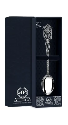 814ЛЖ03801 Серебряная чайная ложка «Скань»