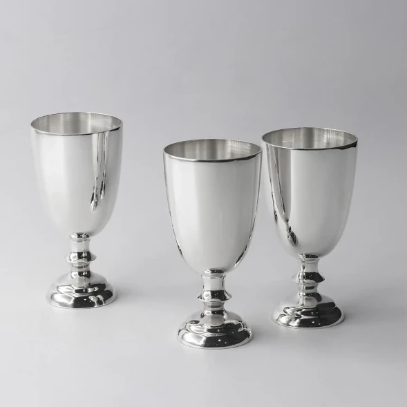 088НБ00801 Набор серебряных рюмок №1 из 3 предметов