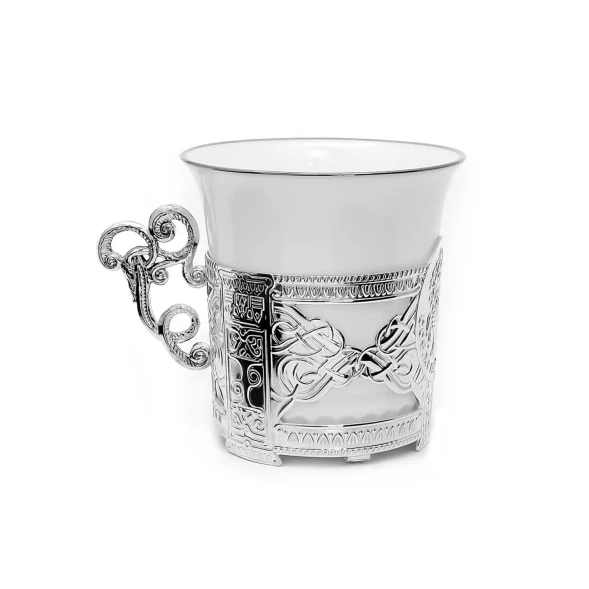 556ЧШ07801 Серебряная кофейная чашка «Август-Октавиан»