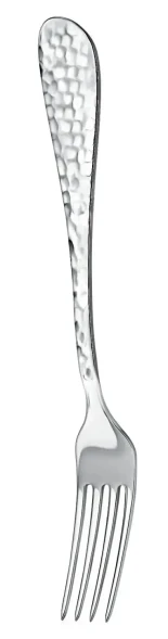 1646НБ01801 Серебряный столовый набор "Капелька кованая" на 1 персону (3 предмета)