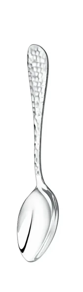 1646НБ01801 Серебряный столовый набор "Капелька кованая" на 1 персону (3 предмета)