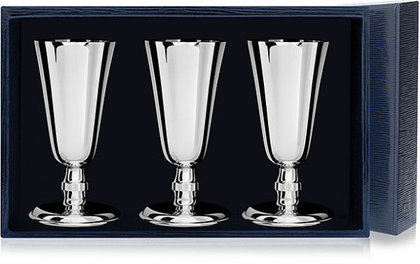 8030 Набор серебряных рюмок №4 из 3 предметов