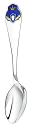 Серебряная детская ложка «Принц» с эмалью