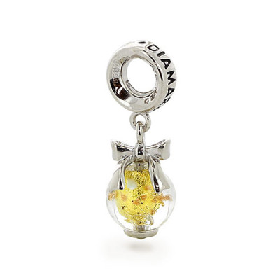 04-01541 Серебряный шарм-подвеска «Золото полей»