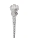 ЛИ001731 Серебряная чайная именная ложка «Остап» с крестом