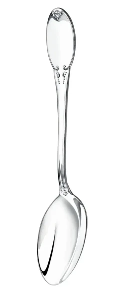 292ЛЖ03801 Серебряная чайная ложка гладкая