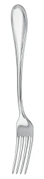 Серебряная столовая вилка "Капелька"