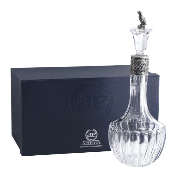 751ГР00806 Графин для водки «Жаворонок» с чернением