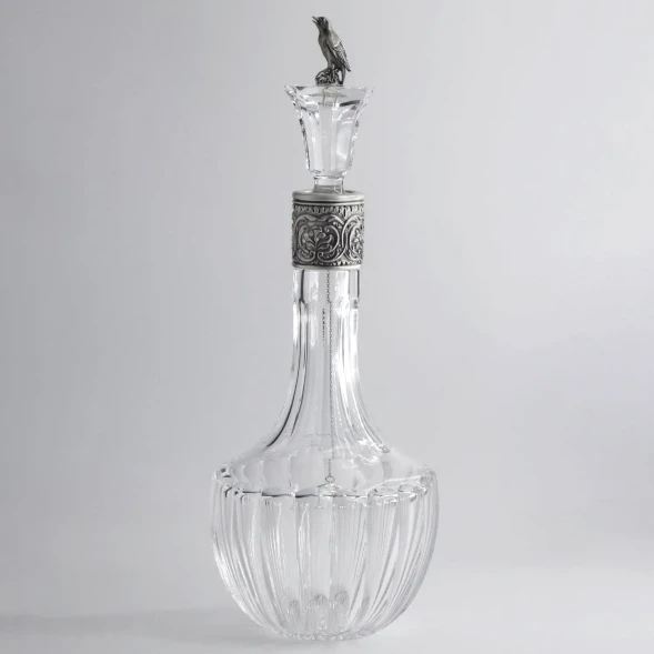 751ГР00806 Графин для водки «Жаворонок» с чернением