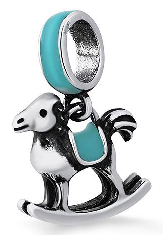 3621030418-1 Серебряный шарм-подвеска