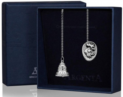 333ИЗ00006 Серебряный ионизатор воды «Год Петуха» с чернением