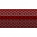 R005103 Серебряная ручка роллер с нажимным механизмом красная в подарочном футляре