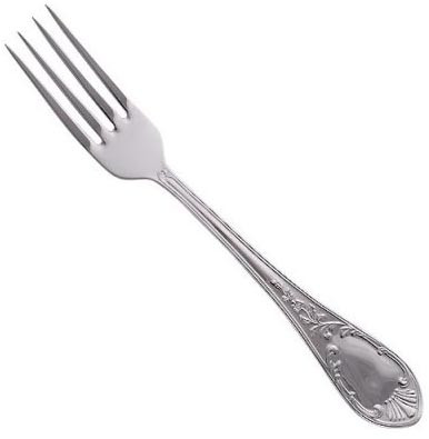 930341 Серебряная столовая вилка «Весна»