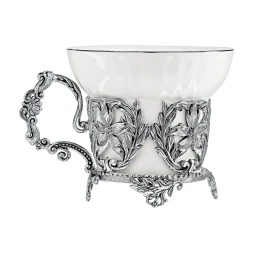 Серебряная чайная чашка «Симфония»