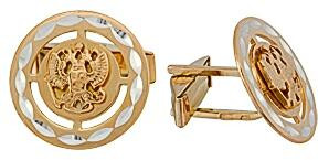 3402848045 Запонки с золочением «Герб»
