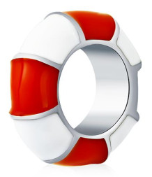 Серебряный шарм-подвеска