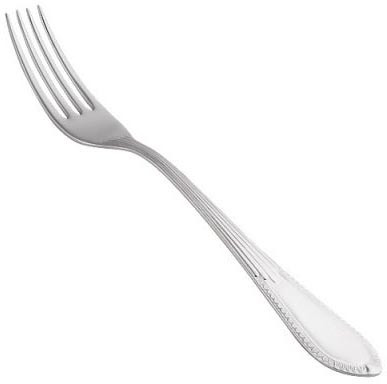 930370 Серебряная столовая вилка «Ампир»