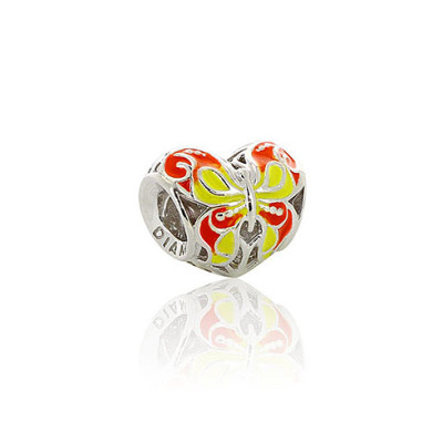 05-0248 Серебряный шарм-подвеска «Сердечный трепет»