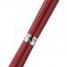 R017103 Серебряная ручка роллер красная в подарочном футляре