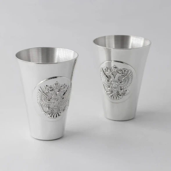 294НБ00801 Винный набор из двух стопок «Герб»