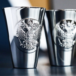 Винный набор из двух стопок «Герб»