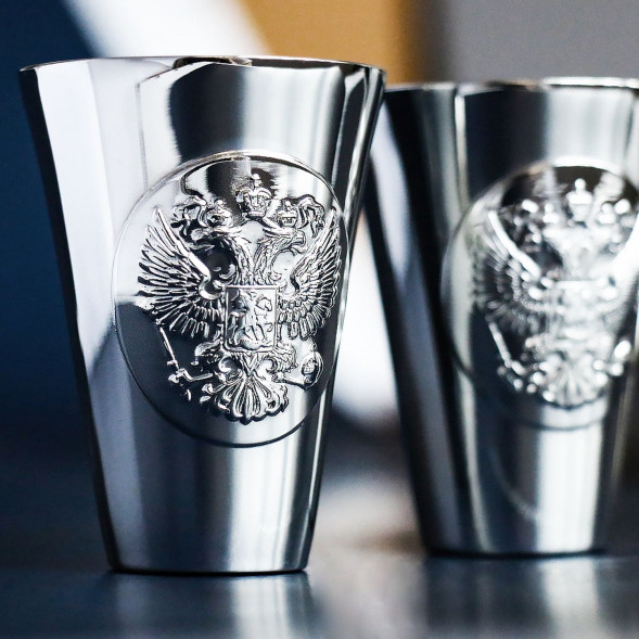 294НБ00801 Винный набор из двух стопок «Герб»