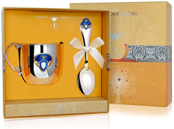 Набор детского серебра с кружкой «Принц»