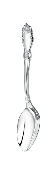 1686НБ01801 Серебряный столовый набор "Серебряная роза" на 1 персону (3 предмета)