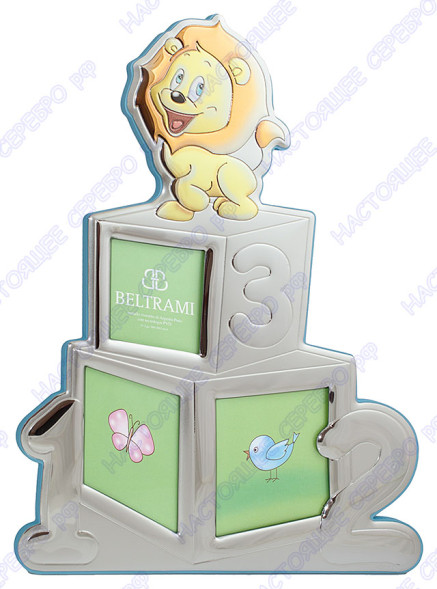 3447/C Детская рамка для фотографии «Cubi Leoncino» для мальчика