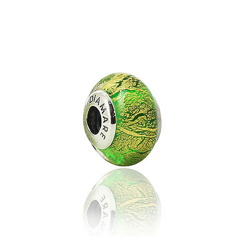 06-01 V049 Серебряный шарм-подвеска «Тропический бриз»