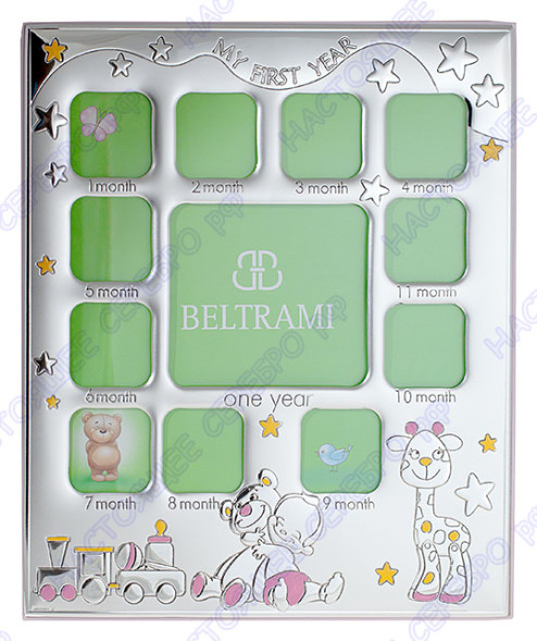 3412/RA Рамка для фотографии «Anno Legno Rosa» для девочки