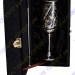 330-13 Серебряный бокал с чернением и алмазной огранкой в подарочном футляре