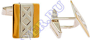 3402048033 Запонки с золочением