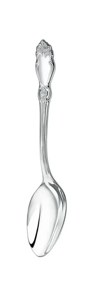 1681НБ03801 Серебряный чайный набор "Серебряная роза" на 6 персон (6 предметов)