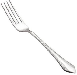 Серебряная столовая вилка «Элегант»
