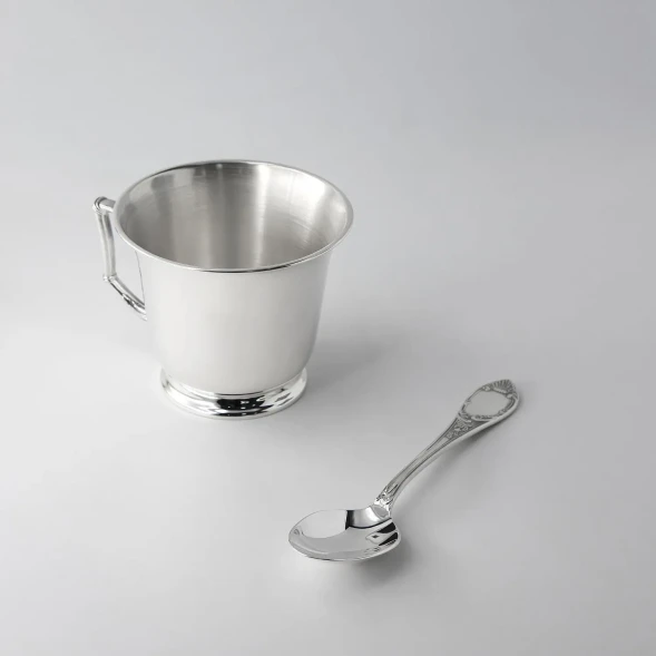 967НБ03806 Серебряный набор для чая «Элегия»