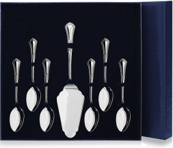 Серебряный чайный набор «Фаворит» из 7 предметов