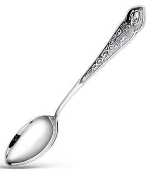 930805 Серебряная чайная ложка