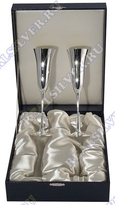 ИТ61НБ15801 Набор бокалов для шампанского в подарочном футляре