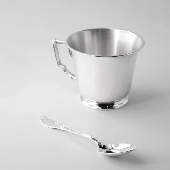 966НБ03806 Серебряный набор для чая «Император»