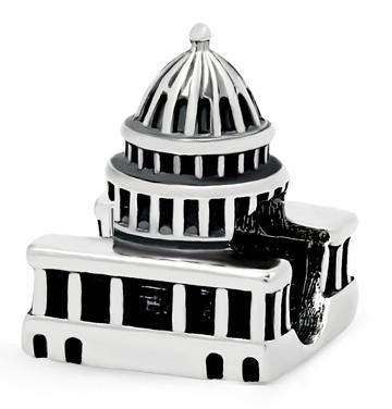 3401032114 Серебряный шарм-подвеска