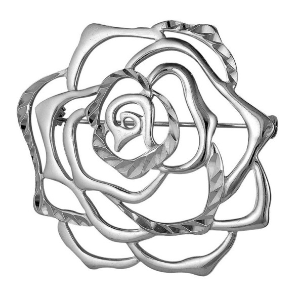 130144-5 Серебряная брошь